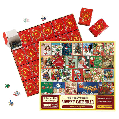 24-Box Christmas Advent Puzzle