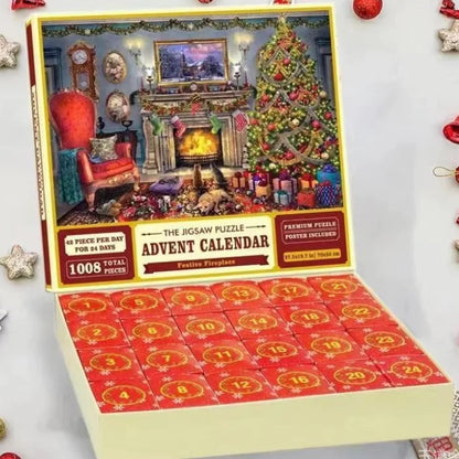 24-Box Christmas Advent Puzzle